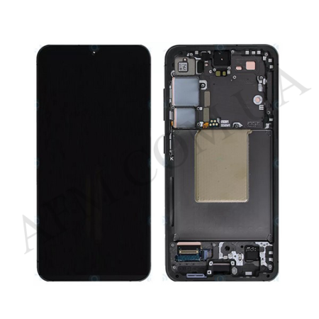 Дисплей Samsung сервисный S921 Galaxy S24 чёрный + рамка GH82-33287A