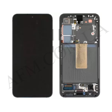 Дисплей Samsung сервисный S926 Galaxy S24 Plus чёрный + рамка GH82-33410A