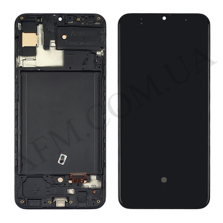 Дисплей Samsung A307F Galaxy A30s TFT INCELL чорний + рамка