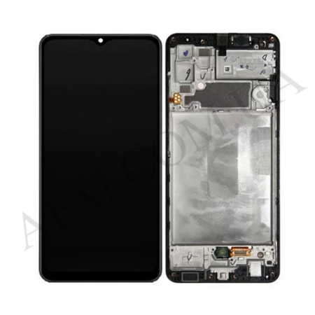 Дисплей Samsung A325F Galaxy A32 OLED чорний + рамка