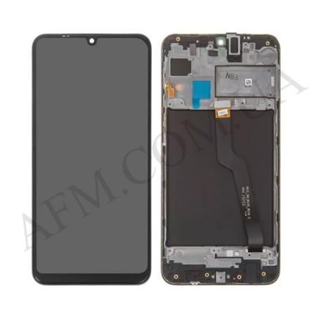 Дисплей Samsung M105 Galaxy M10 2019 чорний + рамка