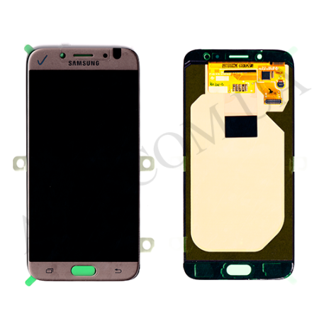 Дисплей Samsung сервисный J730 Galaxy J7 2017 золотой GH97-20736C!