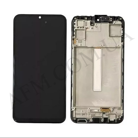 Дисплей Samsung сервисный M346 Galaxy M34 5G чёрный + рамка GH82-32722A
