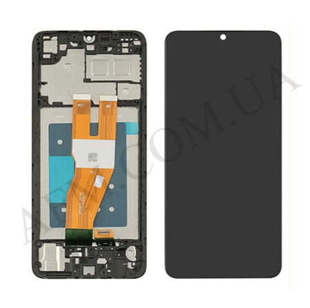 Дисплей Samsung A055F Galaxy A05 чорний + рамка