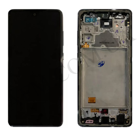 Дисплей Samsung A725F Galaxy A72 OLED чорний + рамка