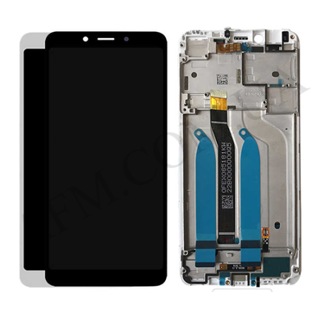 Дисплей Xiaomi Redmi 6/ Redmi 6A білий + рамка (с датчиком наближення)