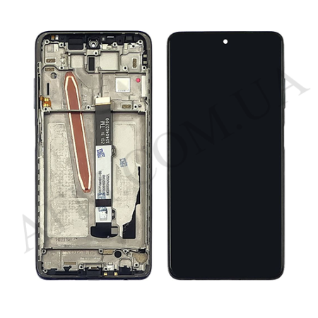 Дисплей Xiaomi Poco X3/ X3 NFC/ X3 Pro чорний + рамка
