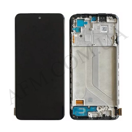 Дисплей Xiaomi Redmi Note 10 4G/ Redmi Note 10S/ Poco M5s OLED чорний + рамка