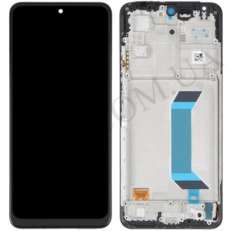 Дисплей Xiaomi Poco X5 5G/ Redmi Note 12 5G/ Note 12 China OLED чорний + рамка