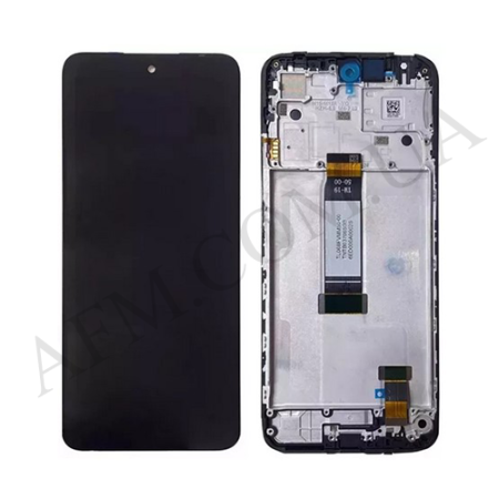 Дисплей Xiaomi Redmi 12/ Redmi 12 5G/ Poco M6 Pro 5G чорний + рамка