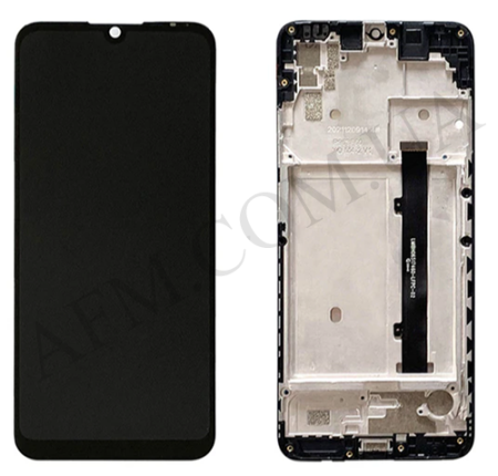 Дисплей ZTE Blade A51 чёрный + рамка