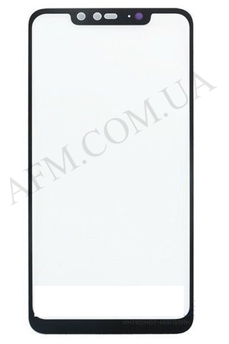 Скло екрану Xiaomi Redmi Note 6 Pro чорне + OCA плівка