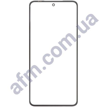 Скло екрану Motorola XT2347 Moto G84 чорне + OCA плівка