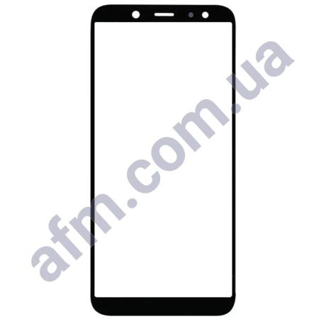 Скло екрану Samsung A600 Galaxy A6 2018 чорне + OCA плівка!