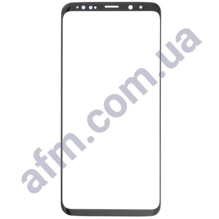 Скло екрану Samsung G965 Galaxy S9 Plus чорне + OCA плівка!