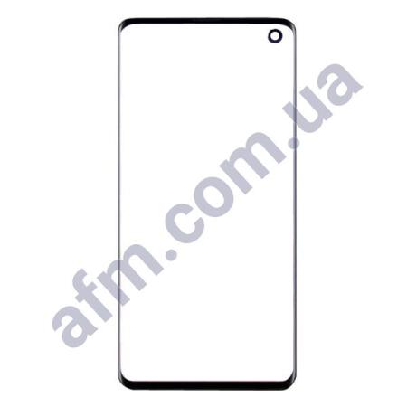 Скло екрану Samsung G970 Galaxy S10E чорне + OCA плівка