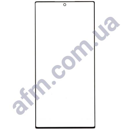 Скло екрану Samsung S908 Galaxy S22 Ultra чорне + OCA плівка