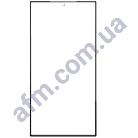 Скло екрану Samsung S918 Galaxy S23 Ultra чорне + OCA плівка