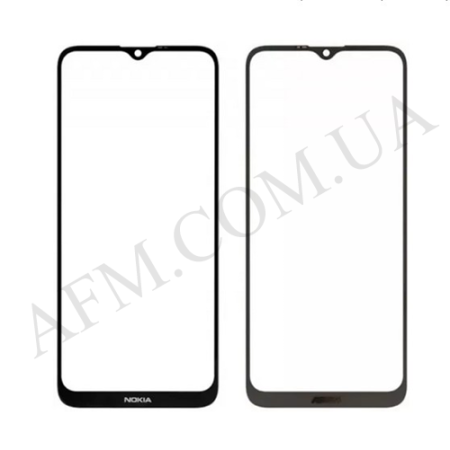 Скло екрану Nokia G10/ G20 чорне + OCA плівка