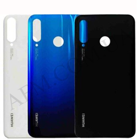 Задня кришка Huawei P30 Lite 48MP (MAR-L21)/ Nova 4e чорна Midnight Black