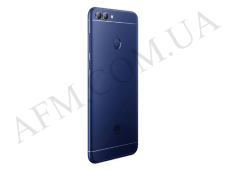 Задня кришка Huawei P Smart (FIG-LX1/ FIG-LX2/ FIG-LX3/ FIG-LA1)/ Enjoy 7S синя + Скло камери
