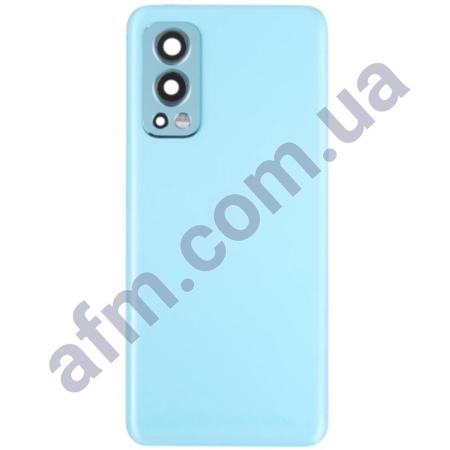 Задня кришка OnePlus Nord 2 5G блакитна Blue Haze + Скло камери!