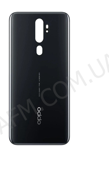 Задняя крышка Oppo A5 2020 чёрная Mirror Black