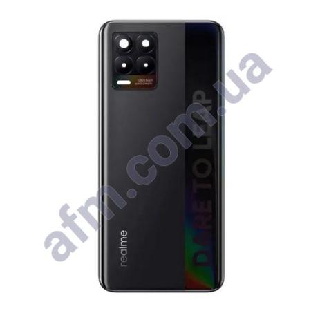 Задня кришка Realme 8 4G чорна Cyber Black + Скло камери 108MP