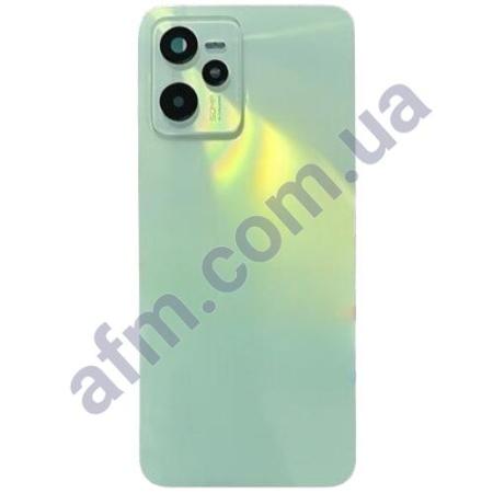 Задня кришка Realme C35 зелена Glowing Green + Скло камери