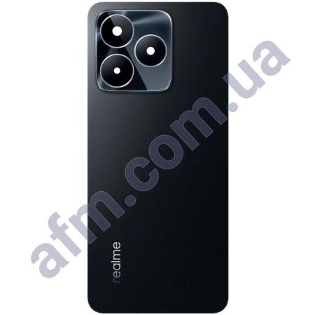 Задня кришка Realme C53 чорна Midhty Black + Скло камери