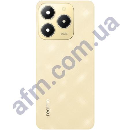 Задня кришка Realme C61 золота + Скло камери