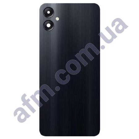 Задня кришка Samsung A055 Galaxy A05 чорна + Скло камери