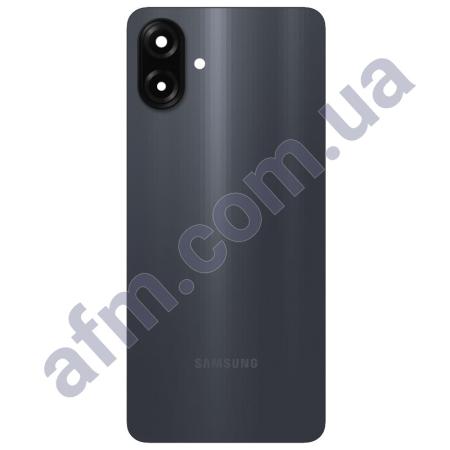 Задня кришка Samsung A075 Galaxy A07 4G сіра + Скло камери