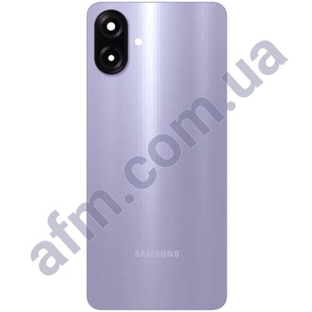 Задня кришка Samsung A075 Galaxy A07 4G фіолетова + Скло камери