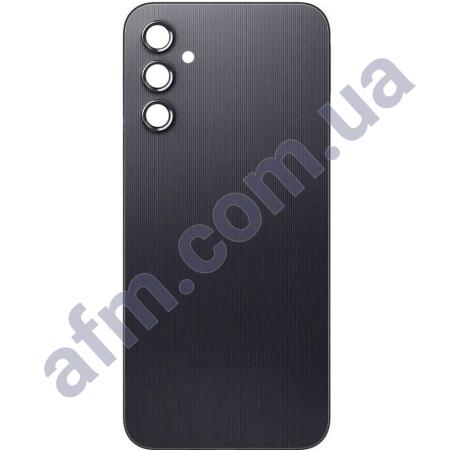Задня кришка Samsung A145 Galaxy A14 чорна + Скло камери