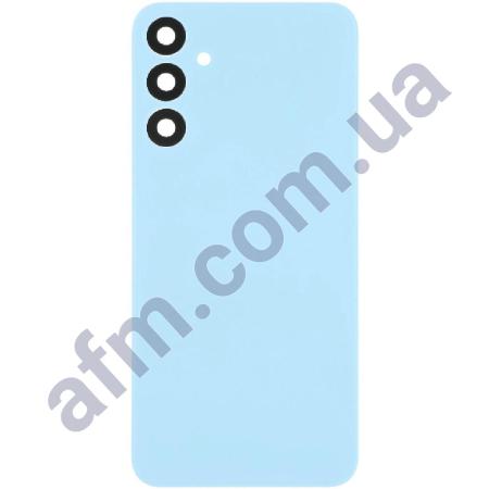Задня кришка Samsung A155 Galaxy A15/ A156 блакитна + Скло камери