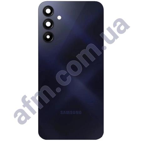 Задня кришка Samsung A155 Galaxy A15/ A156 чорна + Скло камери