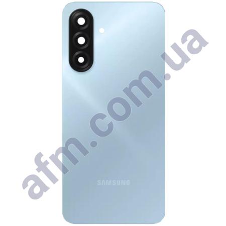 Задня кришка Samsung A175 Galaxy A17 4G блакитна + Скло камери