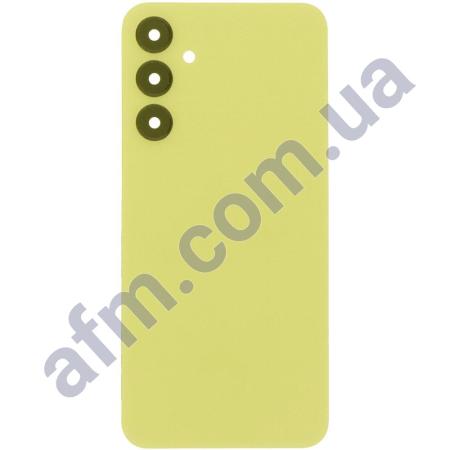Задня кришка Samsung A256 Galaxy A25 жовта + Скло камери