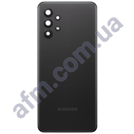 Задня кришка Samsung A326 Galaxy A32 5G чорна Awesome Black + Скло камери