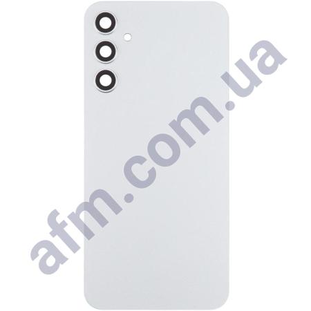 Задня кришка Samsung A346 Galaxy A34 срібна + Скло камери