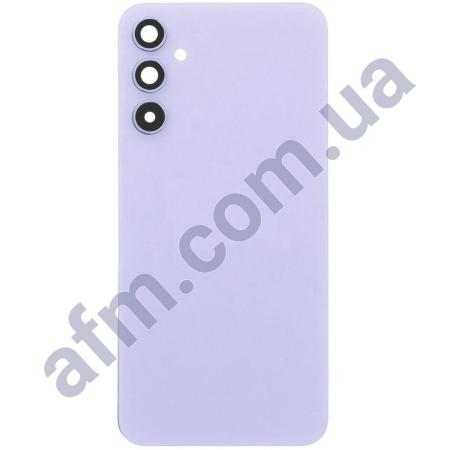 Задня кришка Samsung A346 Galaxy A34 фіолетова Light Violet + Скло камери