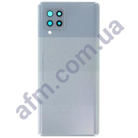 Задня кришка Samsung A426 Galaxy A42 5G сіра Prism Dot Grey + Скло камери