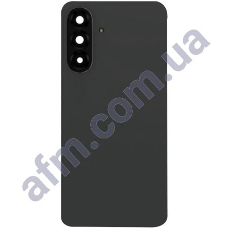 Задня кришка Samsung A566 Galaxy A56 чорна + Скло камери