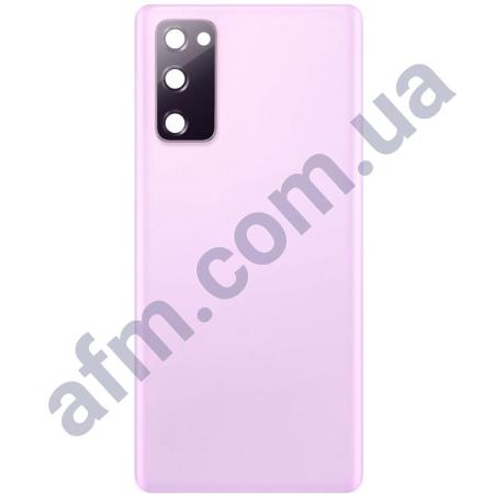 Задня кришка Samsung G780 Galaxy S20 FE фіолетова Cloud Lavender + Скло камери