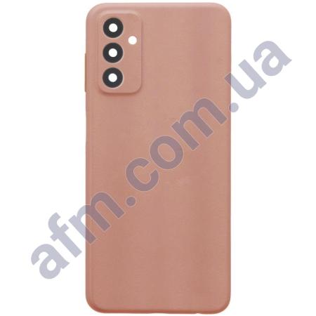 Задня кришка Samsung M135 Galaxy M13 бронзова Orange Cooper + Скло камери