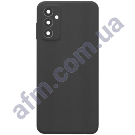 Задня кришка Samsung M135 Galaxy M13 чорна + Скло камери