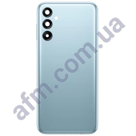 Задня кришка Samsung M146 Galaxy M14 блакитна Light Blue + Скло камери