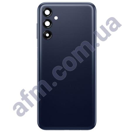 Задня кришка Samsung M146 Galaxy M14 синя Navy Blue + Скло камери