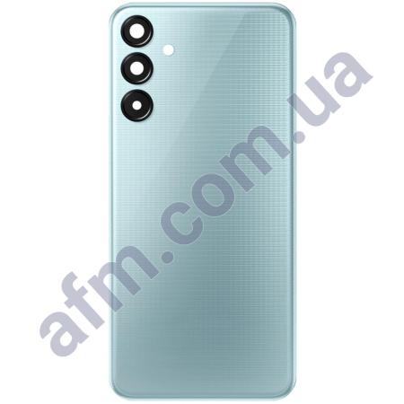 Задня кришка Samsung M156 Galaxy M15 блакитна Light Blue + Скло камери!